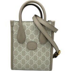 Gucci Interlocking GG Tote Beige Tan GG Supreme Shoulder Bag
